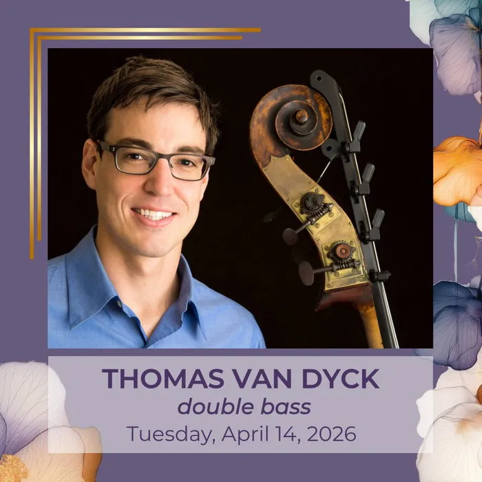 Thomas Van Dyck is a highly respected bassist and chamber musician, known for his work with leading orchestras and ensem
